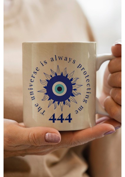 444 Yazılı Yılbaşı Hediyesi Kupa Bardak