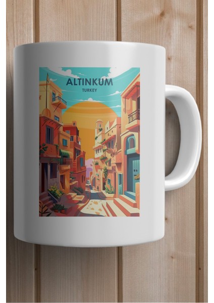 Altınkum Baskılı Yılbaşı Hediyesi Kupa Bardak fiyatları