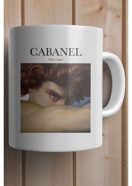 Cabanel Fallen Angel-Düşmüş Melek Tablosu Baskılı Yılbaşı Hediyesi Kupa Bardak fiyatları