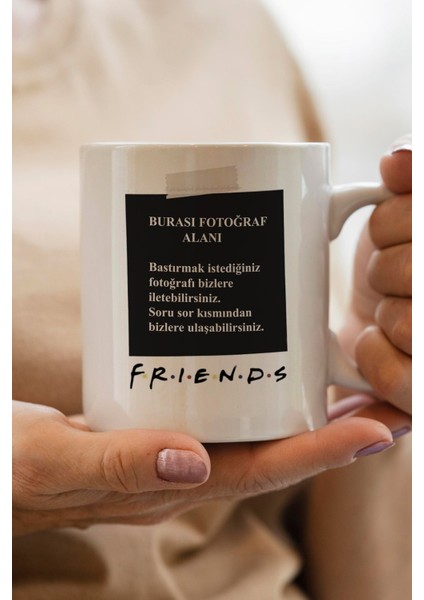 Kişiye Özel Fotoğraflı Kendin Tasarla Yılbaşı Hediyesi Kupa Bardak