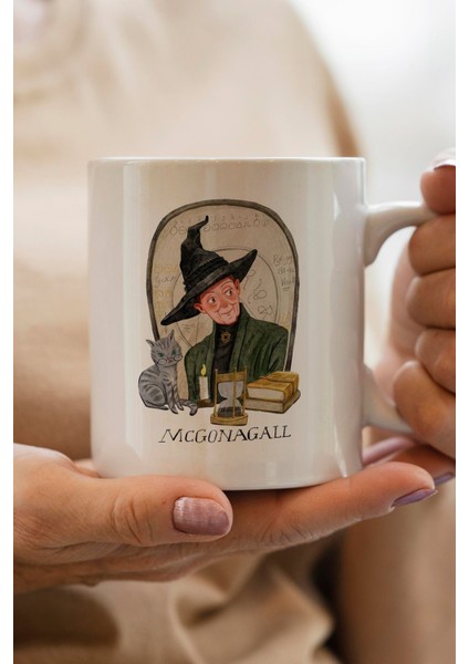 Minerva Mcgonagall Baskılı Premium Yılbaşı Hediyesi Kupa Bardak