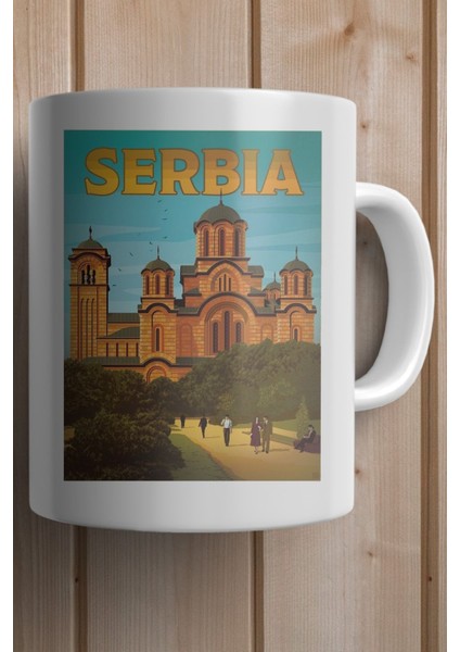 Sırbistan Baskılı Yılbaşı Hediyesi Kupa Bardak fiyatları