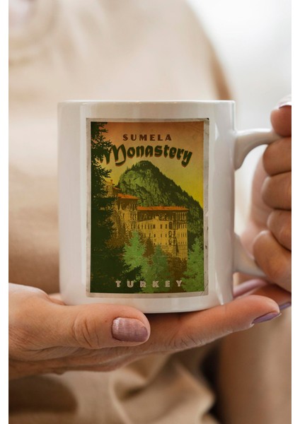 Sümela Manastırı-Trabzon Baskılı Yılbaşı Hediyesi Kupa Bardak
