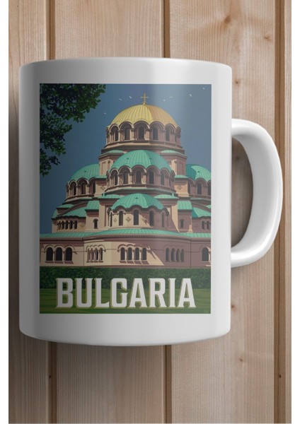 Bulgaristan Baskılı Yılbaşı Hediyesi Kupa Bardak fiyatları