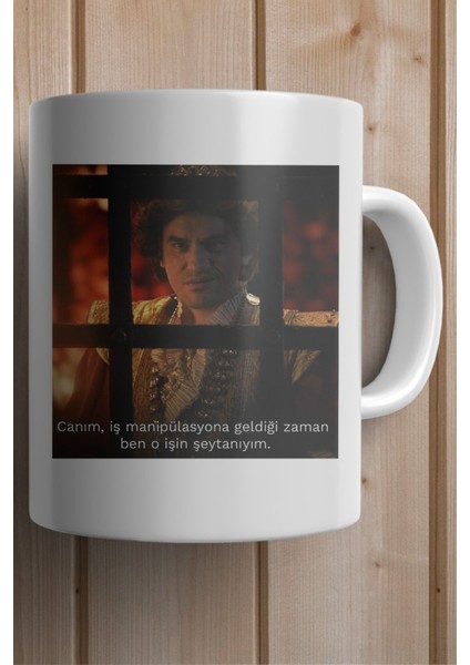 Canım, Iş Manipülasyona Geldiği Zaman Ben O Işin Şeytanıyım. -Prens Dizisi- Baskılı Yılbaşı Hediyesi Kupa Bardak fiyatları
