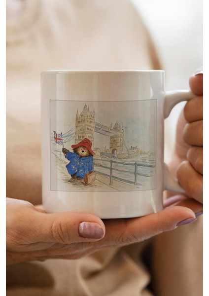 Ingiltere Bayrağı Baskılı Premium Yılbaşı Hediyesi Kupa Bardak