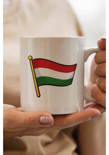 Bulgaria- Bulgaristan Bayrağı Baskılı Premium Yılbaşı Hediyesi Kupa Bardak