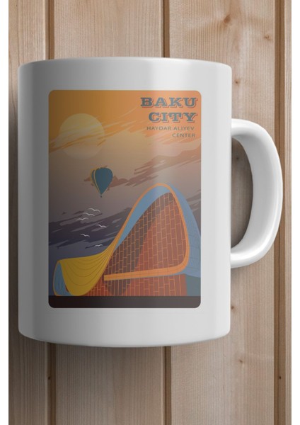 Bakü Baskılı Yılbaşı Hediyesi Kupa Bardak fiyatları