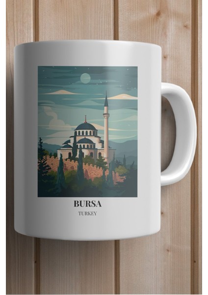 Bursa Baskılı Premium Yılbaşı Hediyesi Kupa Bardak fiyatları