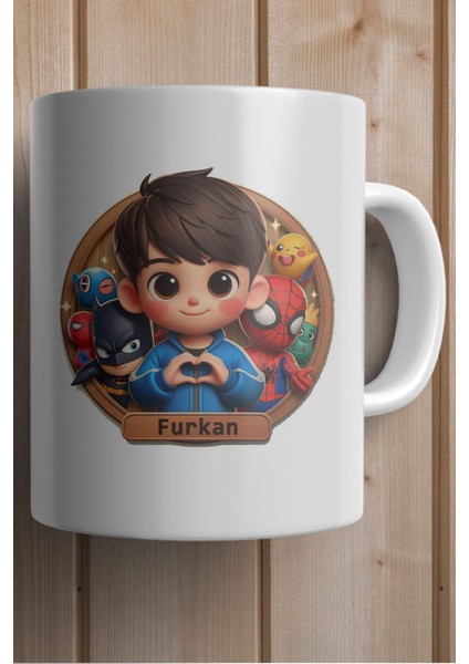 Süper Kahramanlar Baskılı Kişiye Özel Premium Yılbaşı Hediyesi Kupa Bardak fiyatları