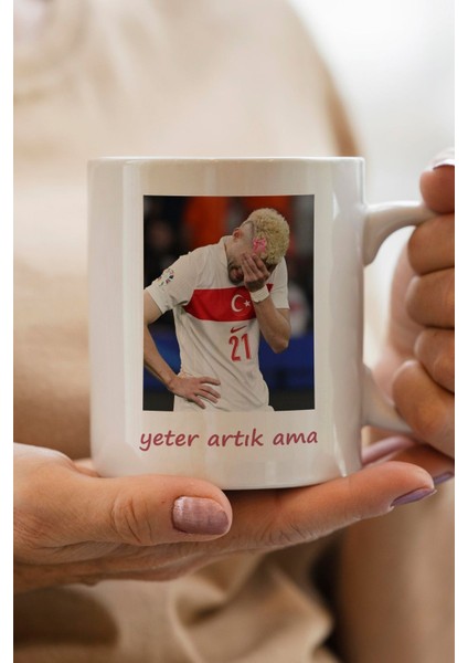 Barış Alper Yılmaz Yeter Artık Ama Baskılı Premium Yılbaşı Hediyesi Kupa Bardak