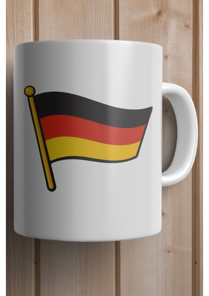 Almanya Bayrağı Baskılı Premium Yılbaşı Hediyesi Kupa Bardak fiyatları