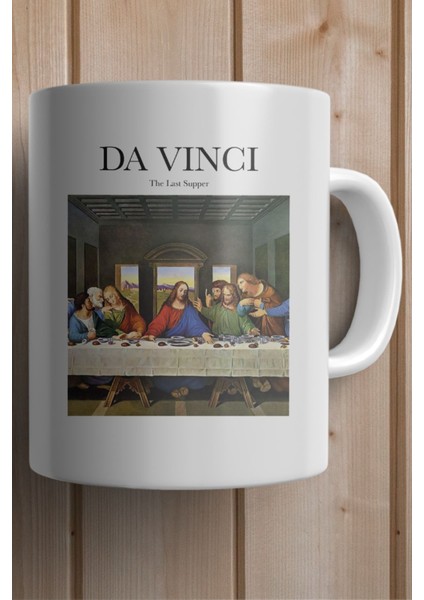 Leonardo Da Vinci Son Akşam Yemeği- The Last Supper Tablosu Baskılı Yılbaşı Hediyesi Kupa Bardak fiyatları