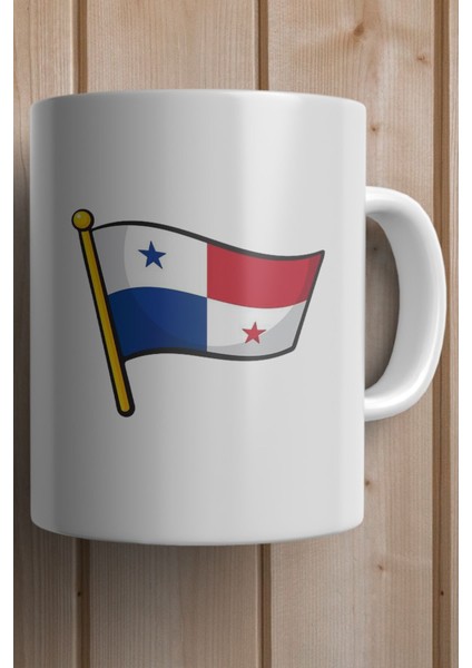 Panama Bayrağı Baskılı Premium Yılbaşı Hediyesi Kupa Bardak fiyatları