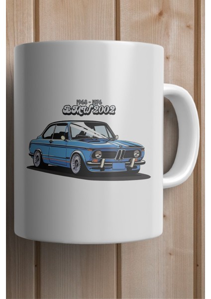 Bmw 2002 Klasik Araba Baskılı Premium Yılbaşı Hediyesi Kupa Bardak fiyatları
