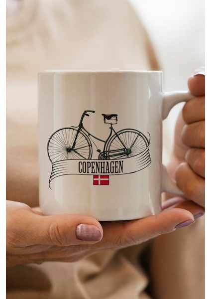 Danimarka- Kopenhag/copenhagen Baskılı Yılbaşı Hediyesi Kupa Bardak