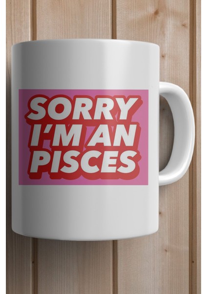 Balık Burcu Baskılı Yılbaşı Hediyesi Kupa Bardak modelleri