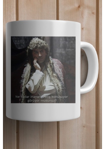 Ne Kadar Inanarak Boş Konuşuyor Görüyor Musunuz? -Prens Dizisi- Baskılı Yılbaşı Hediyesi Kupa Bardak fiyatları