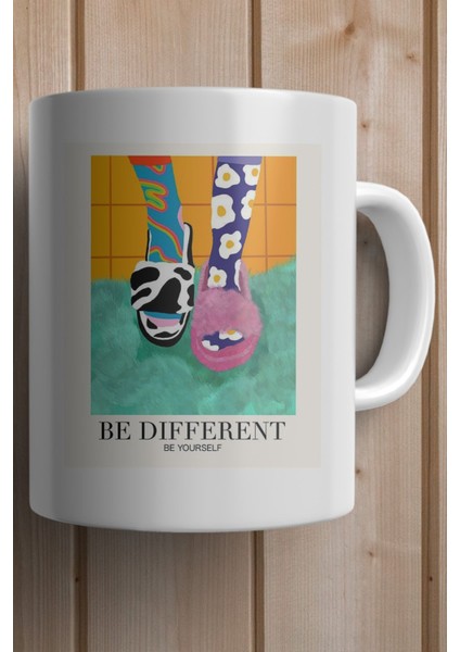 Be Different Yazılı Yılbaşı Hediyesi Kupa Bardak fiyatları