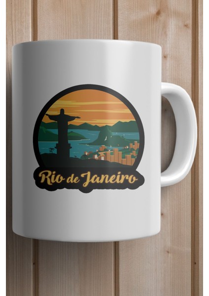 Rio De Janeiro- Brasil Baskılı Yılbaşı Hediyesi Kupa Bardak fiyatları