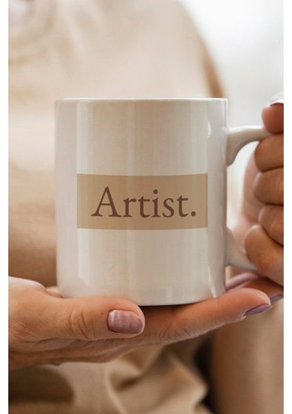 Artist Yazılı Premium Yılbaşı Hediyesi Kupa Bardak