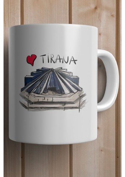 Albania- Arnavutluk- Tirana Baskılı Yılbaşı Hediyesi Kupa Bardak fiyatları