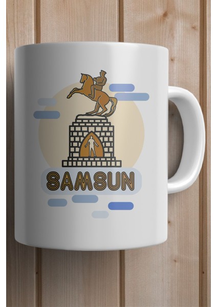 Samsun Baskılı Premium Yılbaşı Hediyesi Kupa Bardak fiyatları