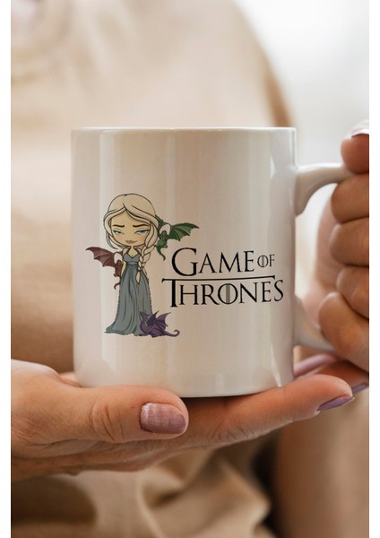 Taht Oyunları Baskılı Yılbaşı Hediyesi Kupa Bardak