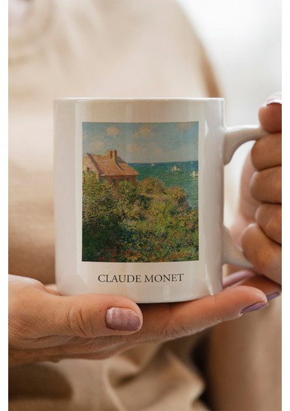 Ünlü Ressam Monet Baskılı Yılbaşı Hediyesi Kupa Bardak