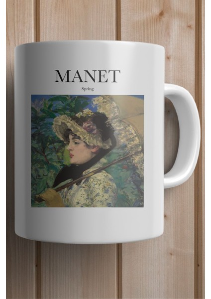 Édouard Manet Spring- Bahar Tablosu Baskılı Yılbaşı Hediyesi Kupa Bardak fiyatları