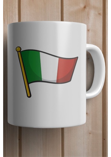 Italya- Italy Bayrağı Baskılı Premium Yılbaşı Hediyesi Kupa Bardak fiyatları
