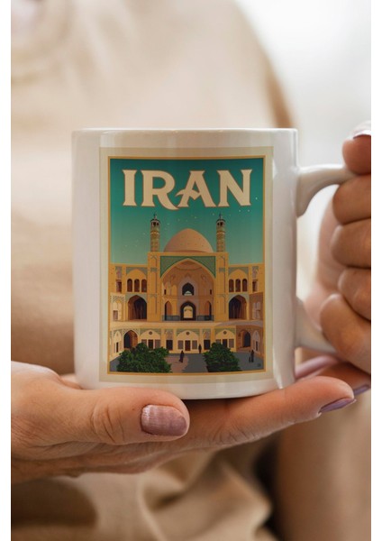 Iran Baskılı Yılbaşı Hediyesi Kupa Bardak