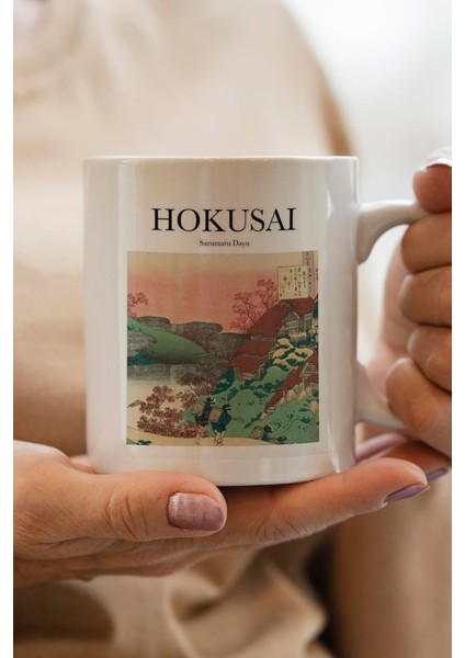 Hokusai Baskılı Yılbaşı Hediyesi Kupa Bardak