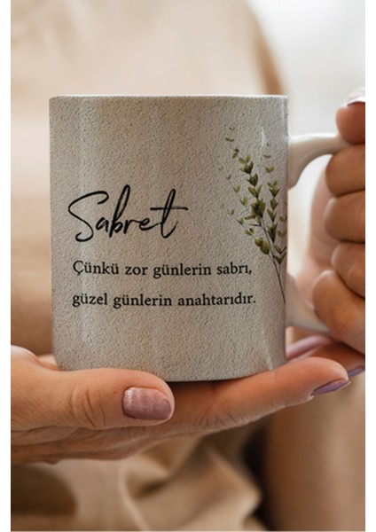 Sabret Yazılı Baskılı Bardak