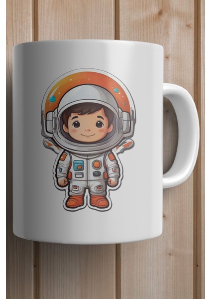 Astronot Baskılı Premium Yılbaşı Hediyesi Kupa Bardak fiyatları