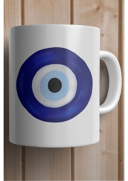 Nazar Boncuğu Baskılı Premium Yılbaşı Hediyesi Kupa Bardak fiyatları