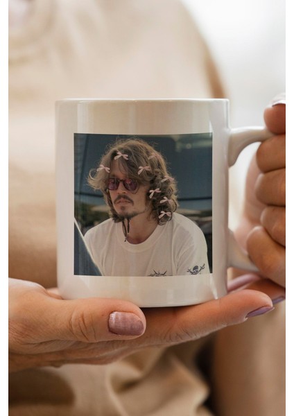 Johnny Depp Baskılı Yılbaşı Hediyesi Kupa Bardak