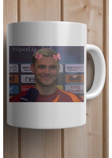 Futbolcu Icrdi Baskılı Yılbaşı Hediyesi Kupa Bardak fiyatları