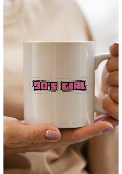 90's Girl Baskılı Yılbaşı Hediyesi Kupa Bardak
