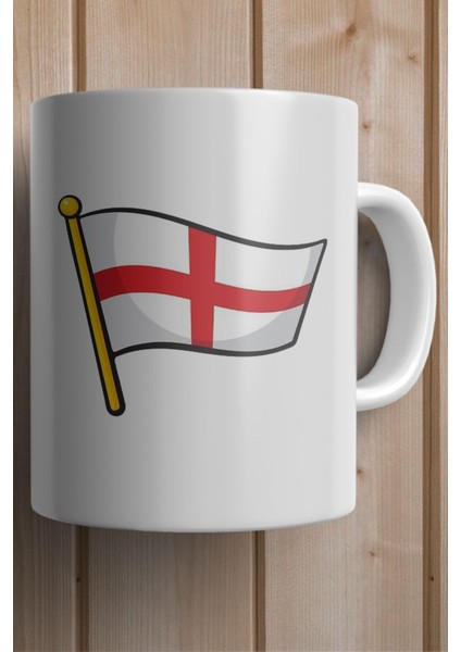 Ingiltere- England Bayrağı Baskılı Premium Yılbaşı Hediyesi Kupa Bardak fiyatları