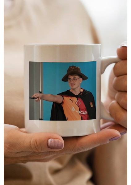 Kerem Aktürkoğlu Baskılı Premium Yılbaşı Hediyesi Kupa Bardak