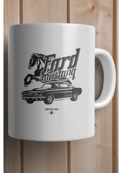 Ford Klasik Araba Baskılı Premium Yılbaşı Hediyesi Kupa Bardak fiyatları