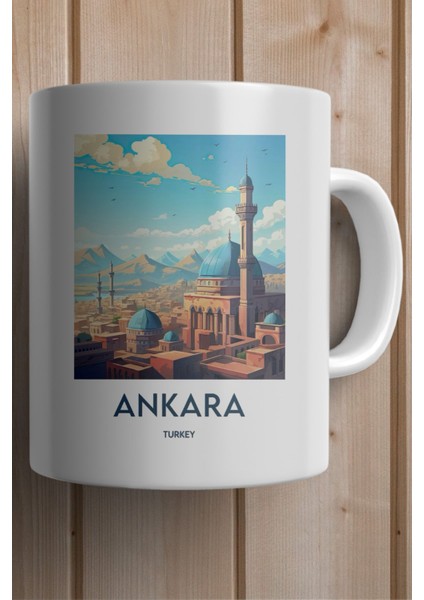 Ankara Baskılı Yılbaşı Hediyesi Kupa Bardak fiyatları