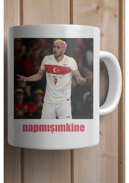 Barış Alper Yılmaz Napmışımkine Baskılı Premium Yılbaşı Hediyesi Kupa Bardak fiyatları