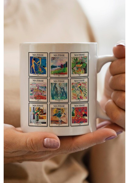 Mattise Sanat Serisi Baskılı Yılbaşı Hediyesi Kupa Bardak