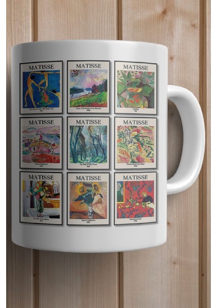 Mattise Sanat Serisi Baskılı Yılbaşı Hediyesi Kupa Bardak fiyatları