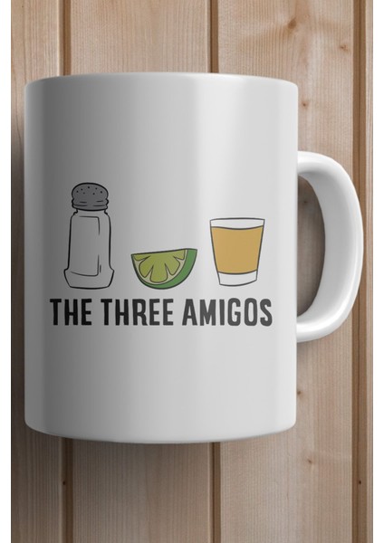 Tuz, Limon, Tequila 3'lüsü Baskılı Yılbaşı Hediyesi Kupa Bardak fiyatları