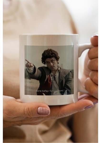 Sana Kafayı Fena Taktım! -Prens Dizisi- Baskılı Yılbaşı Hediyesi Kupa Bardak