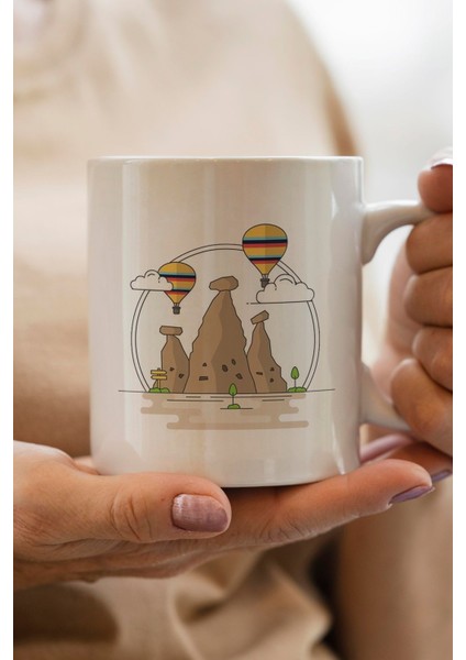 Peri Bacaları Baskılı Premium Yılbaşı Hediyesi Kupa Bardak