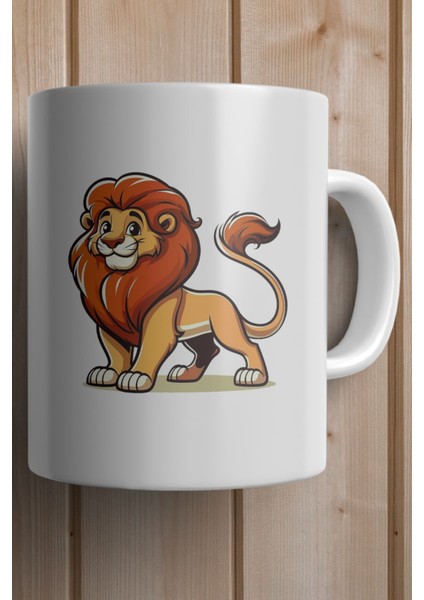 Aslan Baskılı Premium Yılbaşı Hediyesi Kupa Bardak fiyatları